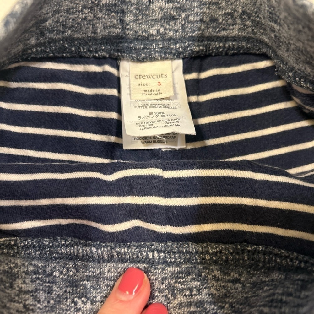 Crewcuts Navy Kids Joggers 3T! - Picture 2 of 3